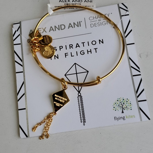 Alex and Ani Inspiration in Flight Kite Goldtone - Picture 6 of 8